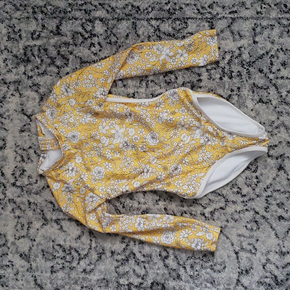 Art Class long sleeved one piece swimsuit